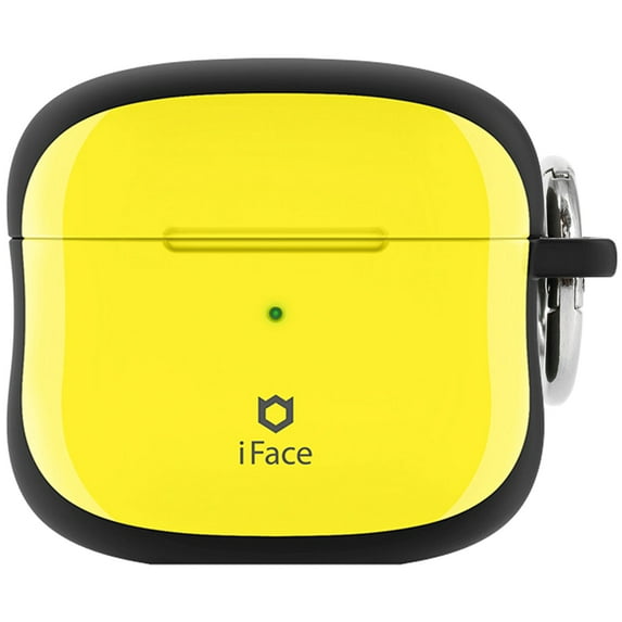 iFace First Class Apple AirPods 3rd Generation Cute Shockproof Hybrid Layer Hard Cover Bumper Keychain Included Protective Case for Girls, Men, and Women - Yellow