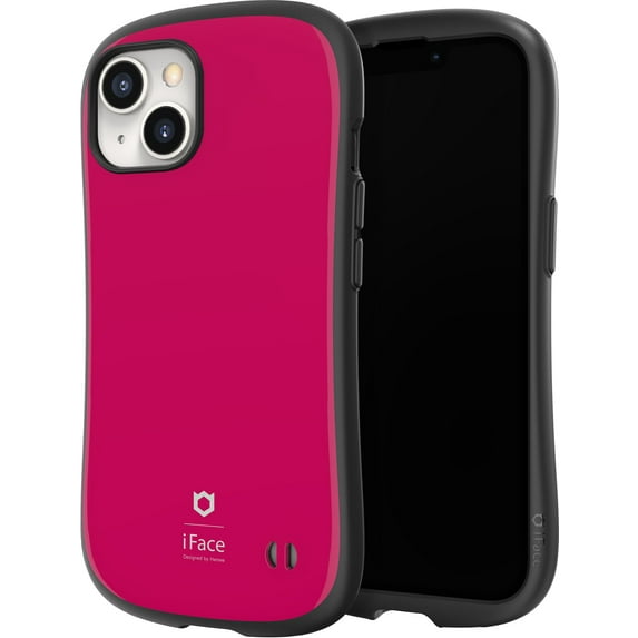 iFace First Class (Apple iPhone 14) Cute Shockproof Dual Layer Hard Phone Case for Girls Women Adults - Hot Pink