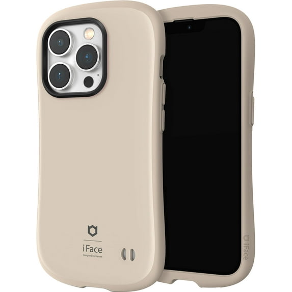 iFace First Class (Apple iPhone 14 Pro Max) Cute Shockproof Dual Layer Hard Phone Case for Girls Women Adults - Café Latte