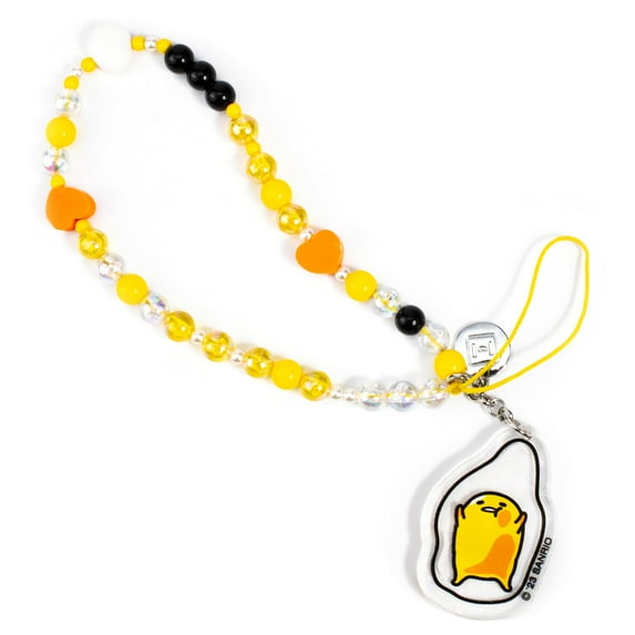iFace Hello Kitty and Friends Beaded Wristlet Universal Phone Charm Strap - Cute Wrist Chain Lanyard for Cell Phone Camera Keys AirPods Keychains – Gudetama