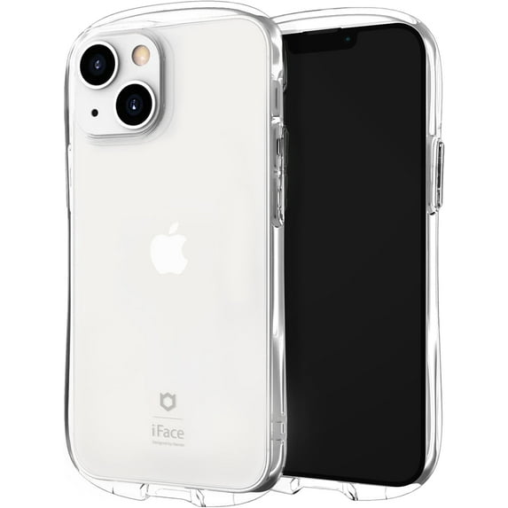 iFace Look In Clear (Apple iPhone 14 Plus) Shockproof Transparent Gradient Color Hard Phone Case for Girls Women Adults - Clear