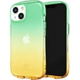 thumbnail image 1 of iFace Look In Lolly (Apple iPhone 14) Shockproof Transparent Gradient Color Hard Phone Case for Girls Women Adults - Forest Apricot, 1 of 7