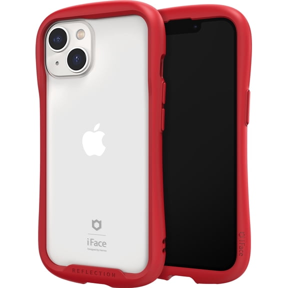 iFace Reflection Apple iPhone 14 Plus Cute Shockproof 2 Layer Protection Heavy Duty Ergonomic Phone Case for Girls Women - Red