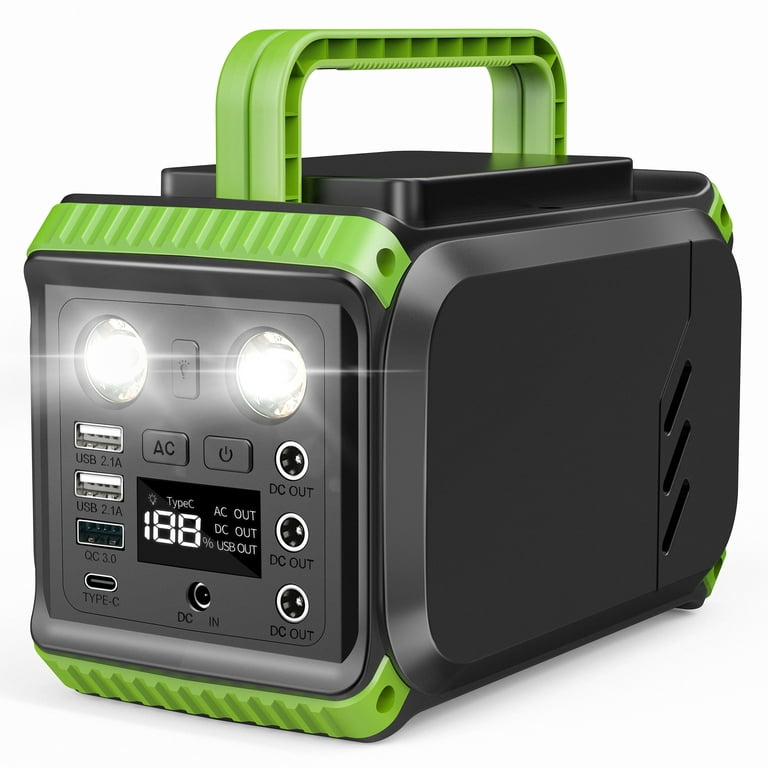 iFanze 150W Portable Power Station, 148Wh 40000mAh Solar Generator Power  Supply with 110V AC Outlets & LED Light, Backup Battery for CPAP, Home  Emergency, Outdoor Camping, Road Travel, Hunting, RV 