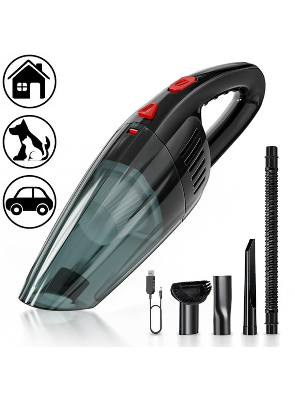 iFanze Handheld Vacuum Cordless, Car Vacuum Cleaner Cordless Strong Suction, Portable Mini Wet/Dry Hand Vacuum Cleaner for Car Multi-Surface, New, Black