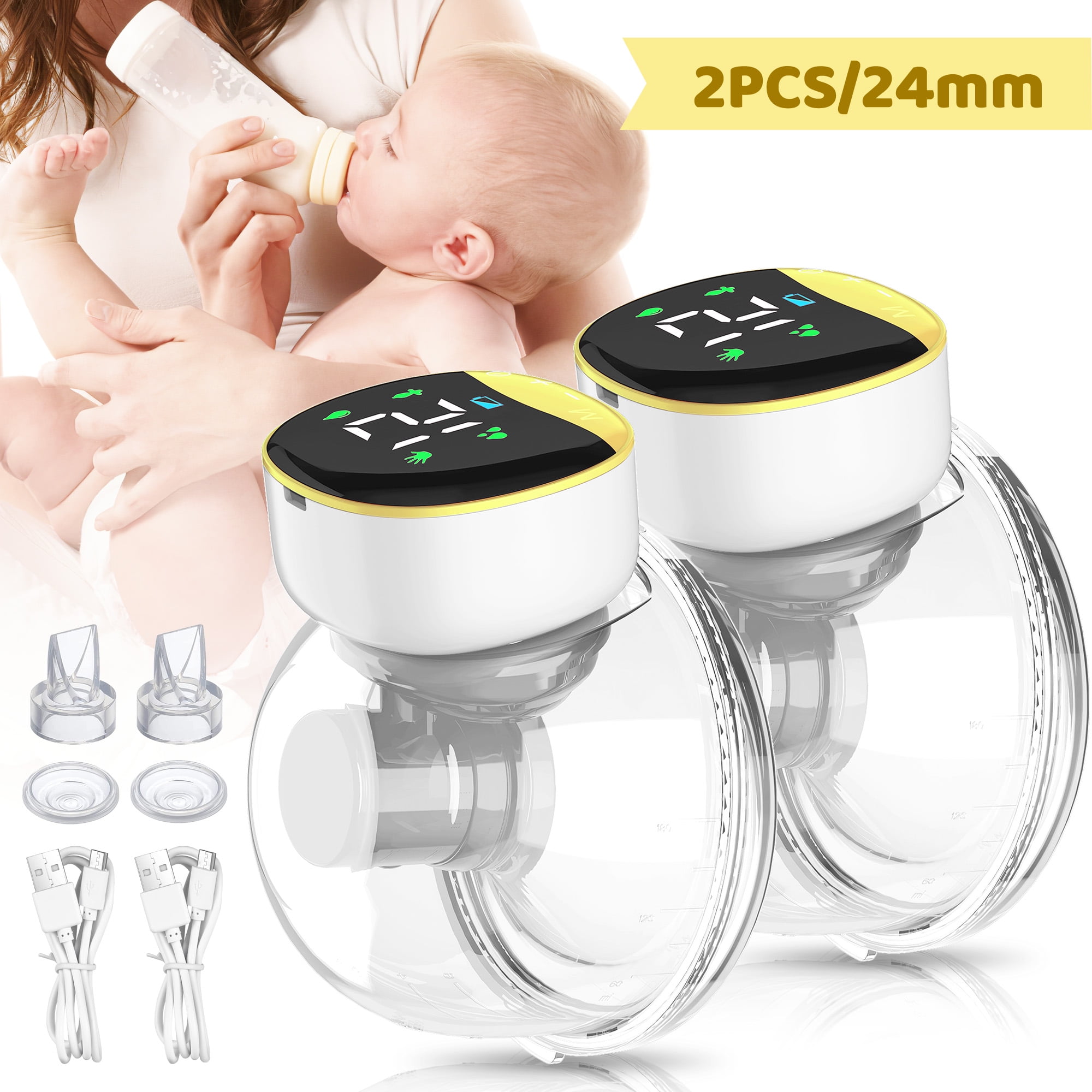 Momcozy Muse 5 Hands Free Breast Pump Wearable, Electric Breast