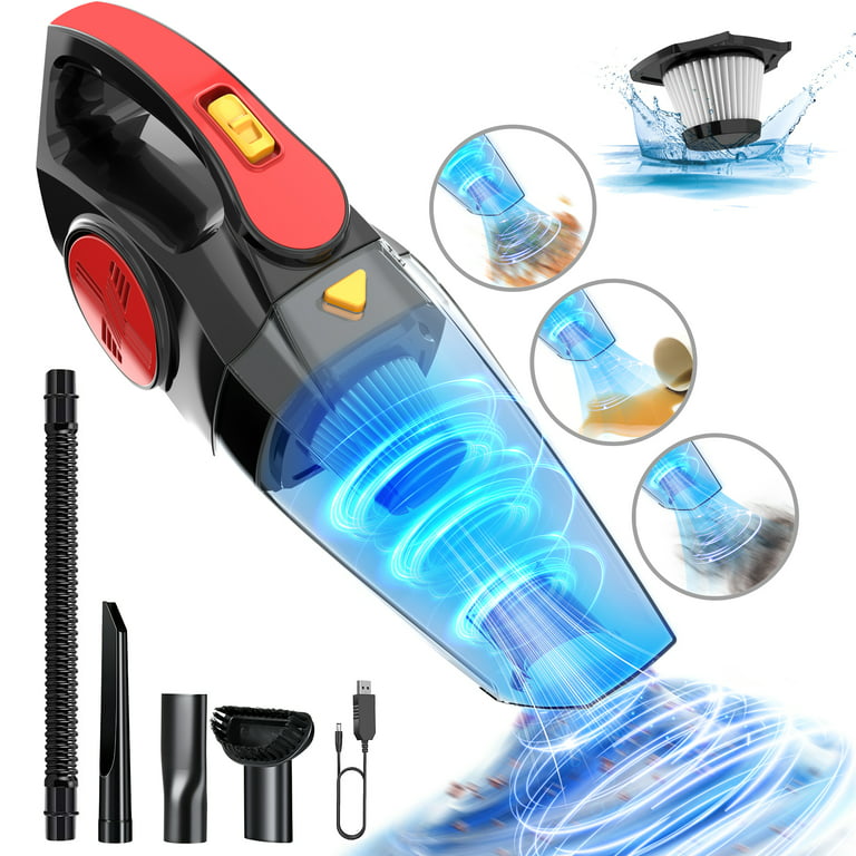 iFanze Portable Cordless Vacuum, 7KPA Powerful Cyclonic Suction