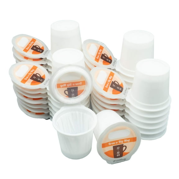 iFillMug 33 Pack - fillable coffee pods for use in Keurig brewers. Works in both single and five-needle brewers. Zero sediments for a great-tasting brew.