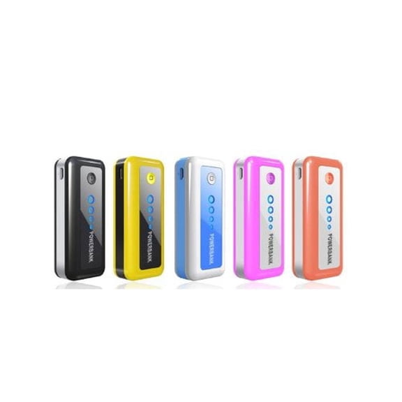iFlash Compact 5200mAh Backup External Battery Pack Charger with Flashlight- Pink Color, Retail Package