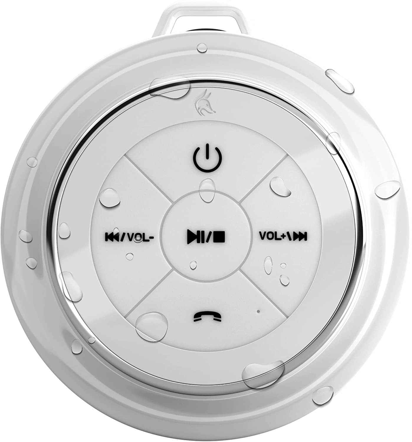 iFox Bluetooth Speaker iF012, Portable Speakers, IPX7 Waterproof, White - image 1 of 6