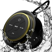 iFox iF012 Bluetooth Shower Speaker - Certified Waterproof - Bluetooth Wireless, Black