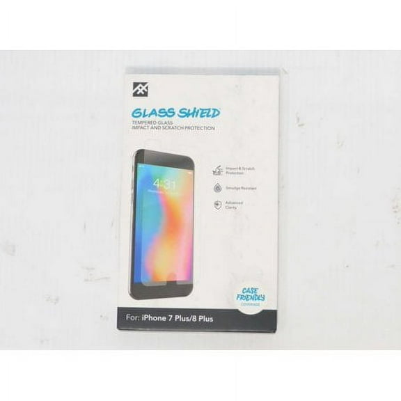 iFrogz Apple iPhone 8 Plus/7 Plus/6s Plus/6 Plus Glass Shield Screen Protector