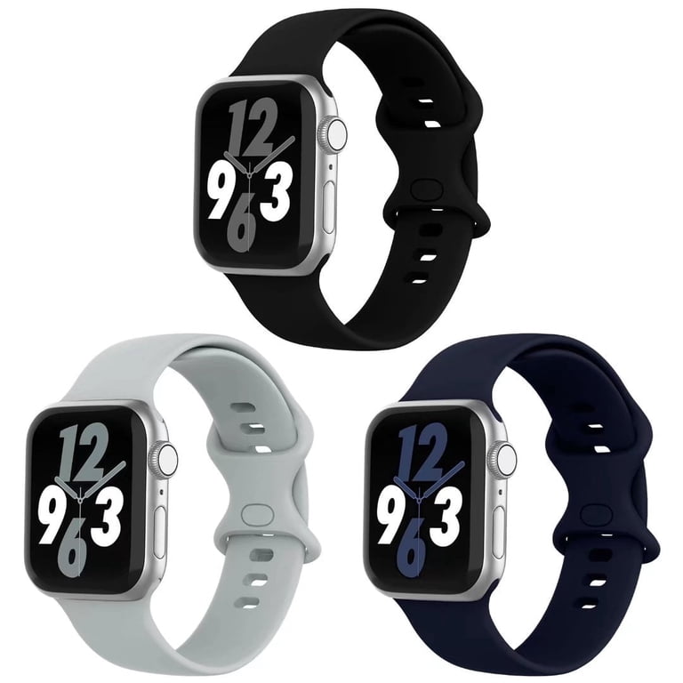 iGK 3 Pack Silicone Band Compatible with Apple Watch Series  display picture 2