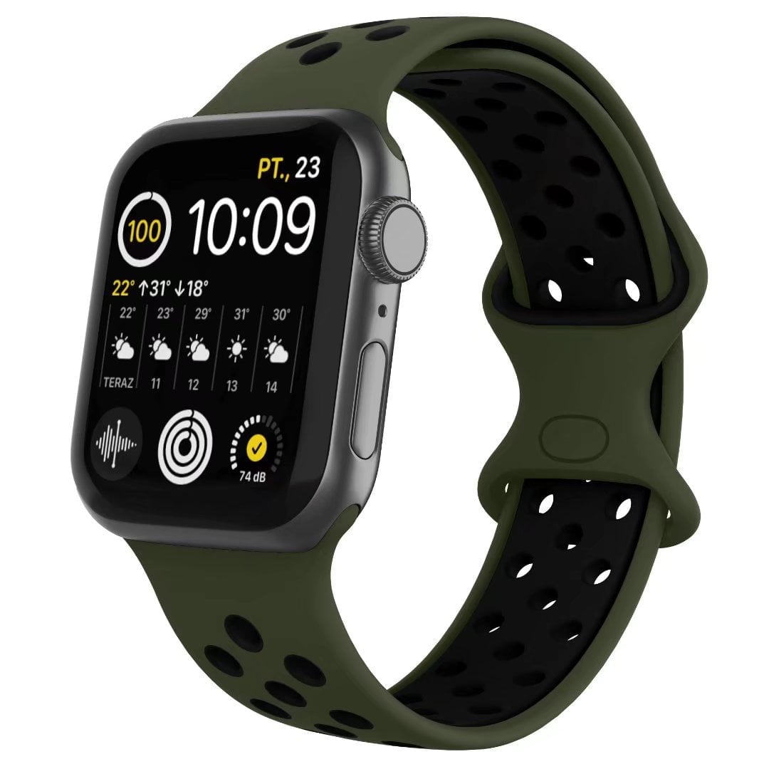 iGK Compatible for Apple Watch Band 38mm 40mm 42mm 44mm Wristbands Women Men Soft Silicone Sport Replacement Bands Strap Compatible for iWatch Apple Watch Series 7 6 5 4 3 2 1 SE Walmart Business Supp...