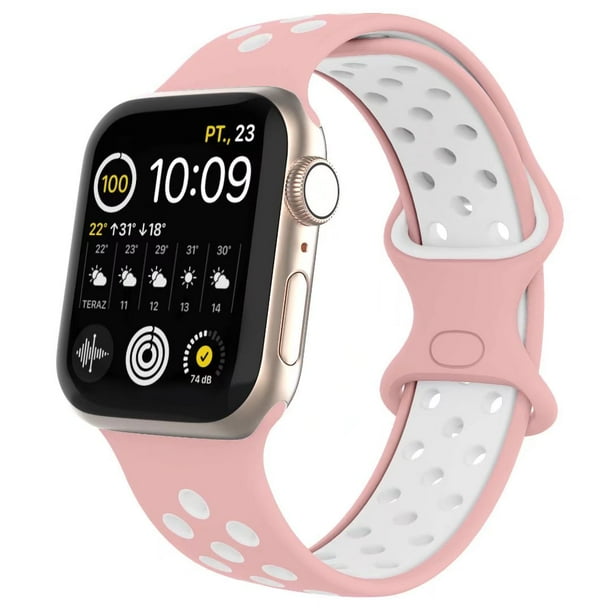 iGK Compatible for Apple Watch Band 38mm 40mm 42mm 44mm Wristbands Women Men Soft Silicone Sport Replacement Bands Strap Compatible for iWatch Apple