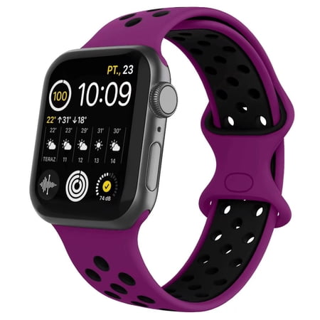 iGK Compatible for Apple Watch Band 38mm 40mm 42mm 44mm Wristbands Women Men, Soft Silicone Sport Replacement Bands Strap Compatible for iWatch Apple Watch Series 7/6/5/4/3/2/1/SE