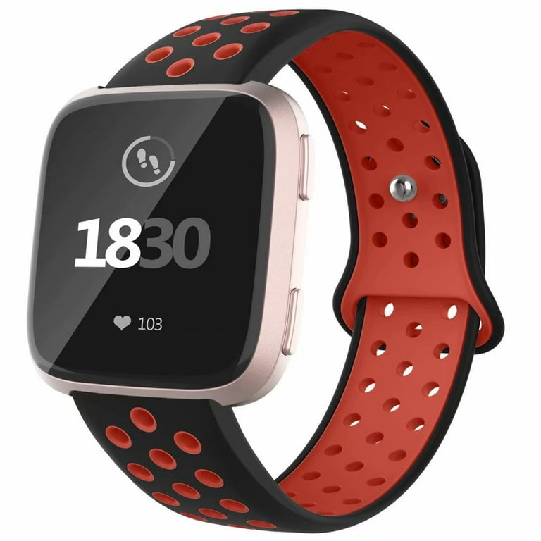 iGK For Fitbit Versa 2 Versa Lite Edition Versa Special Edition Versa Bands premium Silicone material Sturdy Breathable Sport Replacement Watch Straps for Women Men Walmart