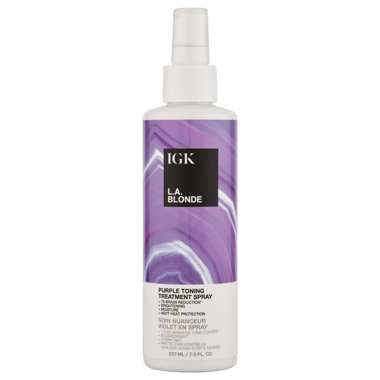 IGK L.A. Blonde Purple Toning Treatment Spray 7oz IGK L.A. Blonde Purple Toning Treatment Spray 7oz