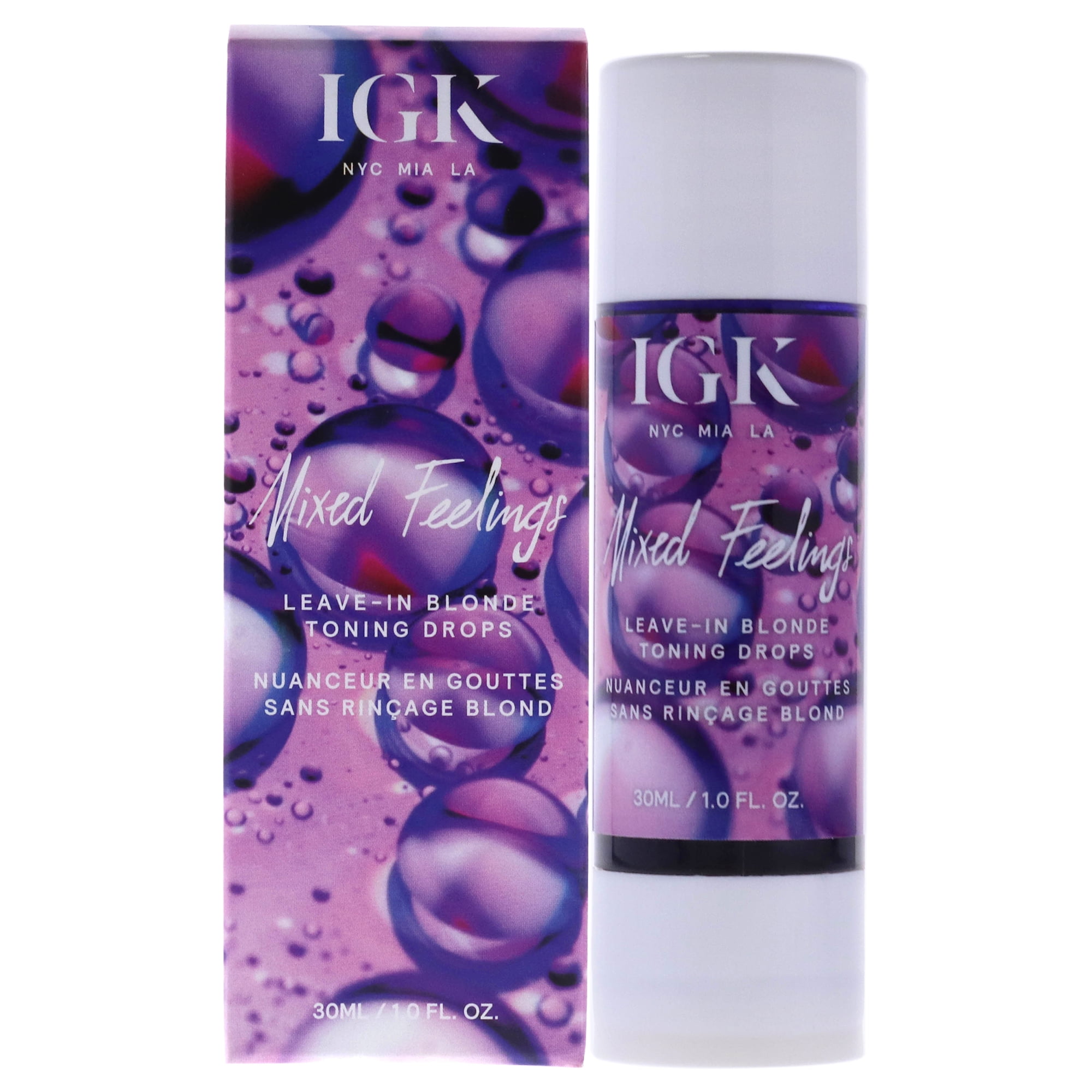 IGK Mixed Feelings Blonde Toning Drops 1oz IGK Mixed Feelings Blonde Toning Drops 1oz