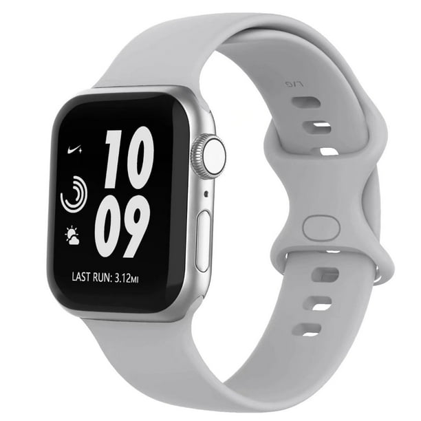 iGK Sport Band Compatible with Apple Watch 38mm 40mm 42mm 44mm Soft Silicone Sport Strap Replacement Bands for iWatch Apple Watch Series 7 Series 6