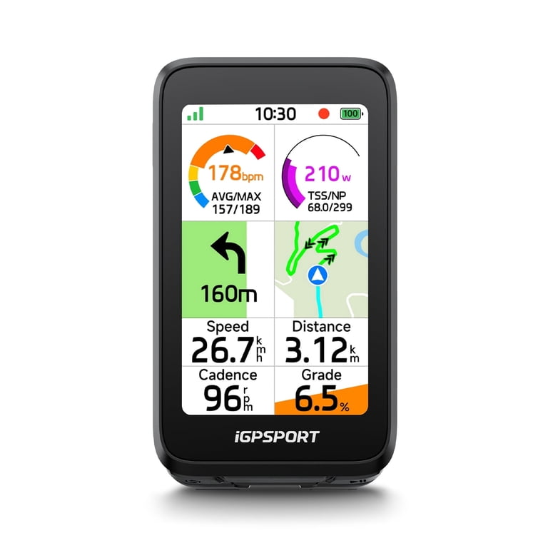 iGPSPORT BiNavi Air サイクルコンピュータ iGPSPORT BiNavi Air Bike Computer, 3.0'' Touchscreen MAP Voice