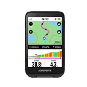 iGPSPORT BiNavi Bike Computer, 3.5 Touch Screen Map Navigation Climb Tips, Wireless GPS Cycling Computer Black