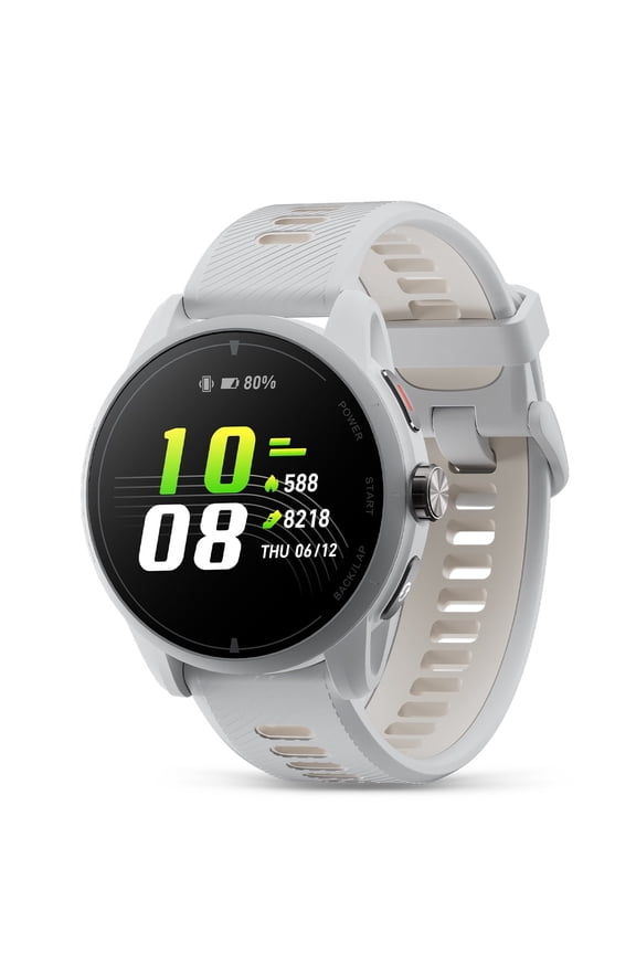 VeRun GPS Sports Watch, 1.32'' AMOLED Display Running Training Metrics Plan Route Navigation ANT+ Bluetooth Gray