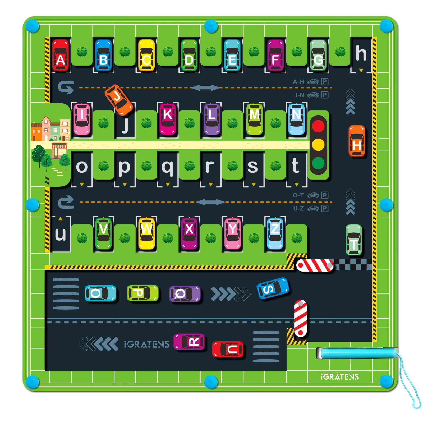 iGRATENS Alphabet Maze STF9 2024 New Upgrade Montessori Toys