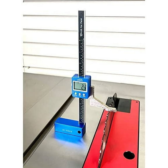 iGaging Digital 8" Height Gauge EZ-Check for Woodwork Router and Table Saw Adjustment