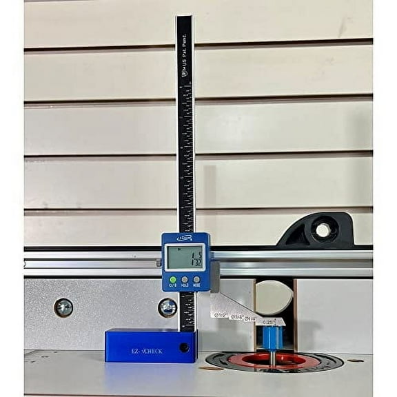 iGaging Digital 8" Height Gauge EZ-Check for Woodwork Router and Table Saw Adjustment