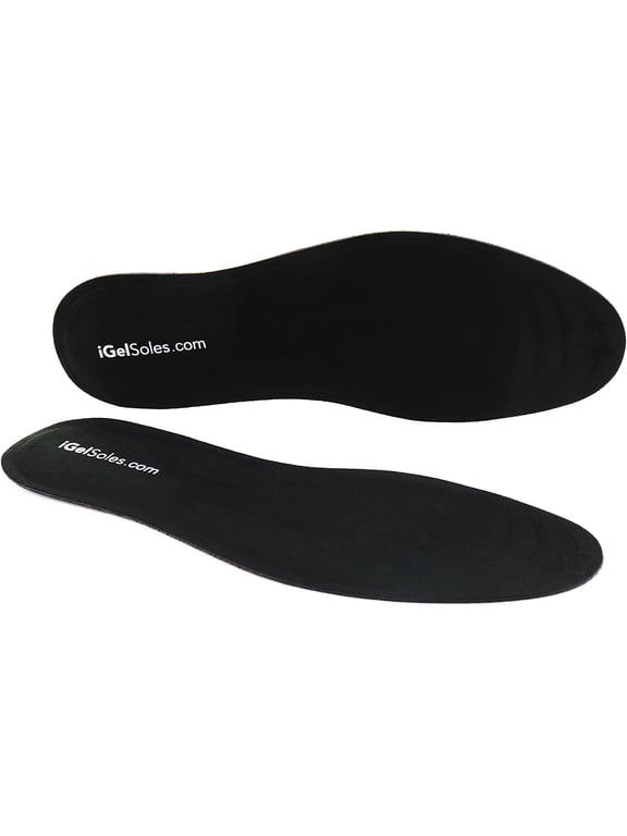 Shoe Insoles, Shock Absorbing Gel Shoe Inserts, Custom Contour Running Shoes, High Heels, or Work Boot Inserts, Arch Support Insoles for Women and Men, XS (4.5-6.5 W)