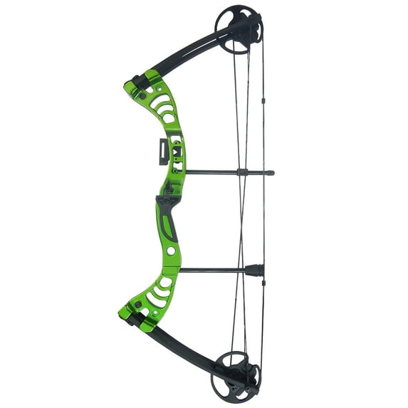 iGlow 30-55 lbs Black / Green / Camouflage Camo Archery Hunting Compound Bow 175 150 70 55 40 30 lb Crossbow