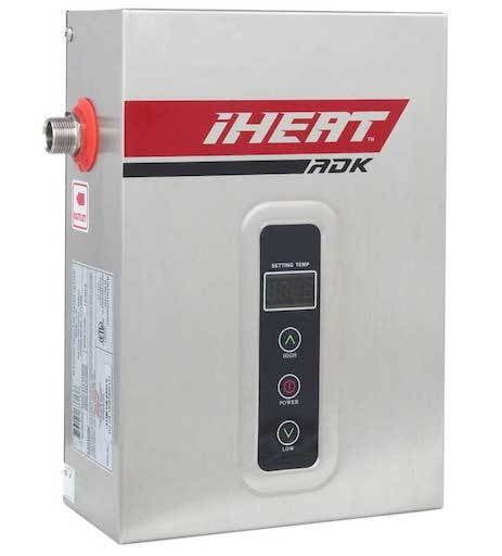 Silver Electric 2.3 GPM Tankless Water Heater with Digital Display