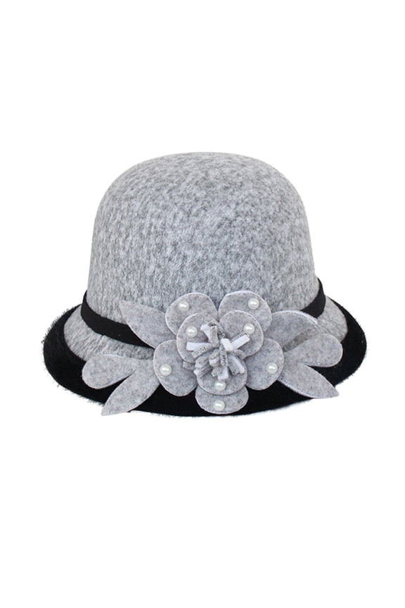 1920s Hat Vintage Hats for Women Derby Hats for Women Chemo Headwear for Women 1950s Accessories for Women, Gray 1 M