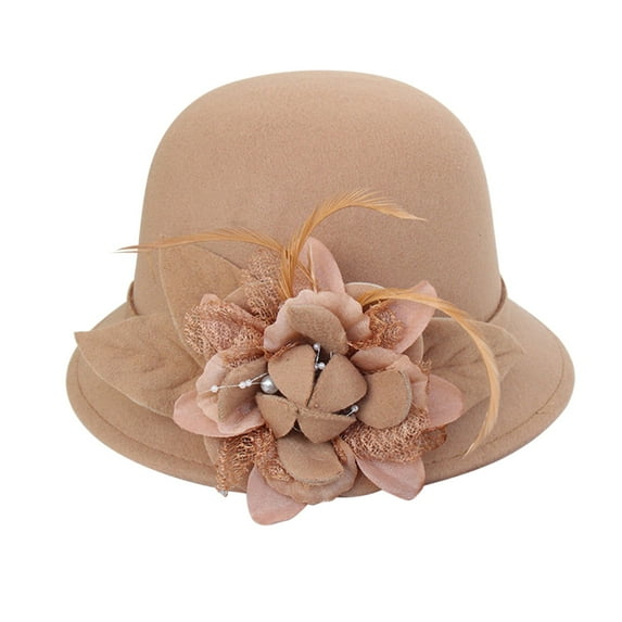 iHPH7 1950s Accessories for Women Dress Hats for Women Church Hats for Women Bucket Hats for Woman Derby Hats for Women, D A