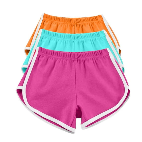 iHPH7 3pcs Gym Shorts Women Pack, Running Shorts for Women, Womens Athletic Shorts, Booty Shorts for Women, Womens Shorts Casual, Multi-color 1 3XL