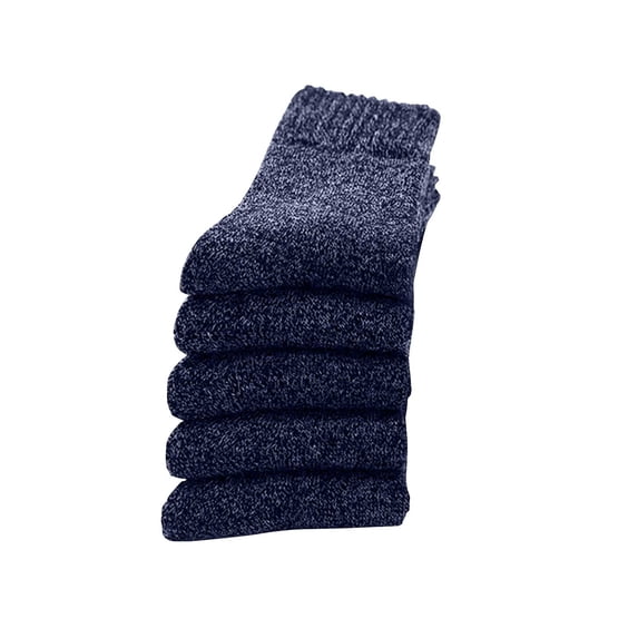 iHPH7 5 Pairs of Socks Womens Socks Crew Stockings for Women Running Socks Workout Socks Women Gym Socks Women Breathable Socks Women Womens Crew Socks Navy One Size