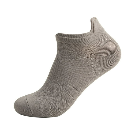 iHPH7 6 Pairs of Socks Running Socks Athletic Socks Ankle Socks Moisture Wicking Socks Low Cut Socks Gym Socks Workout Socks Gray One Size