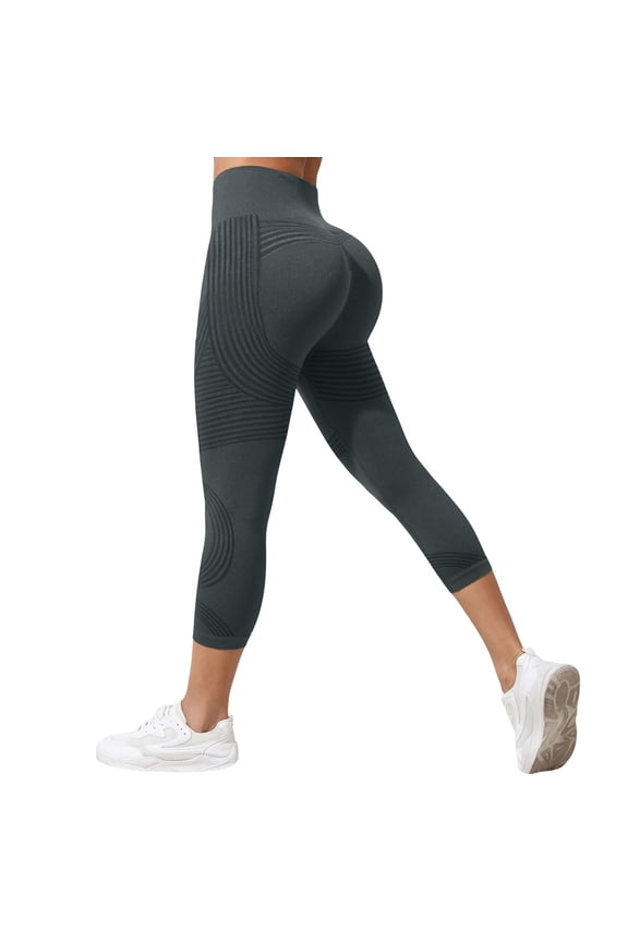 Anti Cellulite Compression Capri 3d Leggings Women Butt Lifting Tummy Control Resistance Band Shaping Pants (S-XXL)