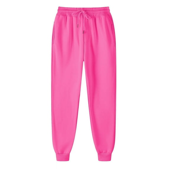 iHPH7 Baggy Sweatpants Running Pants Women Travel Pants Wide Leg Sweatpants Women's Joggers Workout Pants Women Sweatpants Women Hot Pink XL