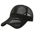 thumbnail image 1 of iHPH7 Baseball Cap, Mesh Baseball Cap, Sun Hat, Mesh Hat, Mesh Cap, Black One Size, 1 of 3