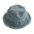 thumbnail image 1 of iHPH7 Beach Hat Boys Hats for Kids Ages 4-8 Kids Beach Hat Bucket Hat Wide Brim Sun Hat, Blue 2 One Size, 1 of 3