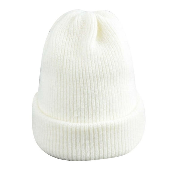 iHPH7 Beanie Hats for Men Mens Hats Beanie Hats for Women Wool Beanies for Men Skull Cap Beanie Skull Caps for Men Knit Cap White One Size