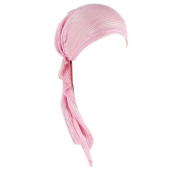 iHPH7 Beanie for Women Turbans for Women with Cancer Pre Tied Head Scarf for Women Scarf for Women Head Wrap Head Coverings for Women, Pink One Size