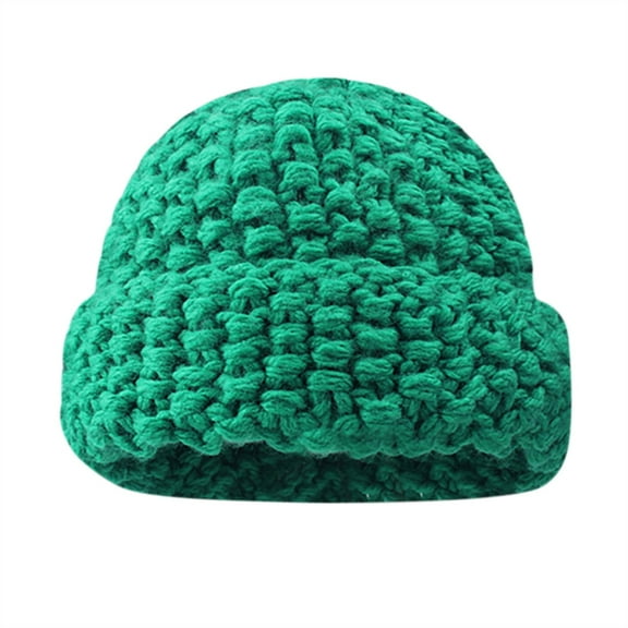 iHPH7 Beenies Hats Womens Beanie Hats Warm Hat Wool Hats for Men Womens Caps and Hats Ski Hat Hats for Women Green One Size