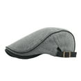 thumbnail image 1 of iHPH7 Beret Hat Men Flat Cap Paperboy Hat Casual Hats for Men Newsboy Hats for Women, Gray One Size, 1 of 2