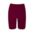 thumbnail image 1 of iHPH7 Biker Shorts Women Athletic Wear Women Athletic Shorts for Women Yoga Shorts Gym Shorts Women's Leggings Seamless Biker Shorts for Women Wine XXL, 1 of 9