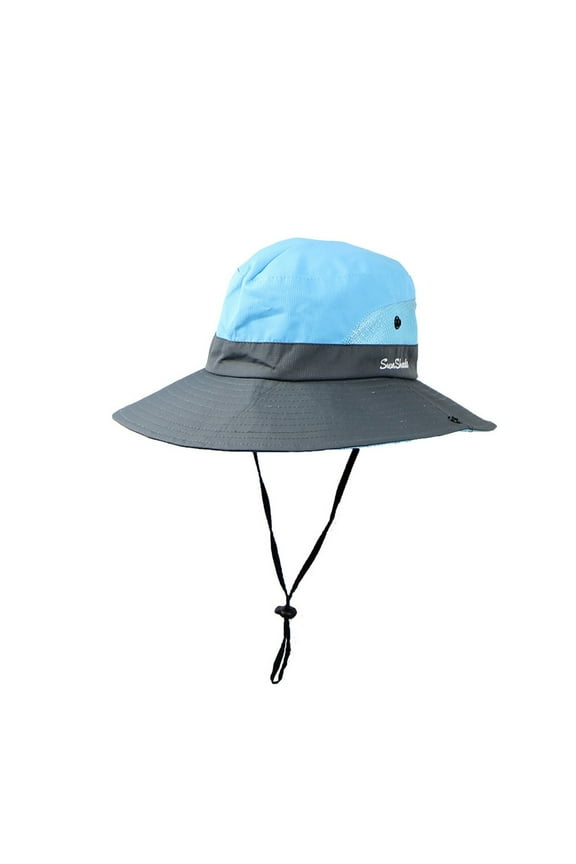 Boonie Hats Fishing Hat Waterproof Bucket Hat Bucket Hats for Woman Men's Sun Hats, Blue One Size