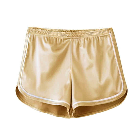 iHPH7 Booty Shorts for Women, Athletic Shorts for Women, Gym Shorts Women, Summer Shorts for Women, Workout Shorts Women, Gold M