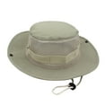 thumbnail image 1 of iHPH7 Bucket Hat with Strings Boonie Hat Camo Hat Hiking Hat Outdoor Hat, White 2 L, 1 of 2